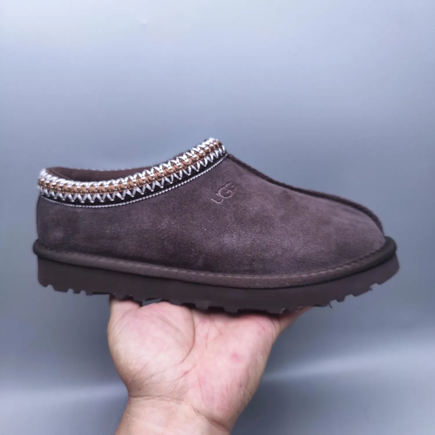 💰440 UGG sheepskin one-piece snow boots for women 5955 men's shoes 5950 one-legged home style for men and women Color: Maroon Black Sand Gray Chocolate Number: 35-45